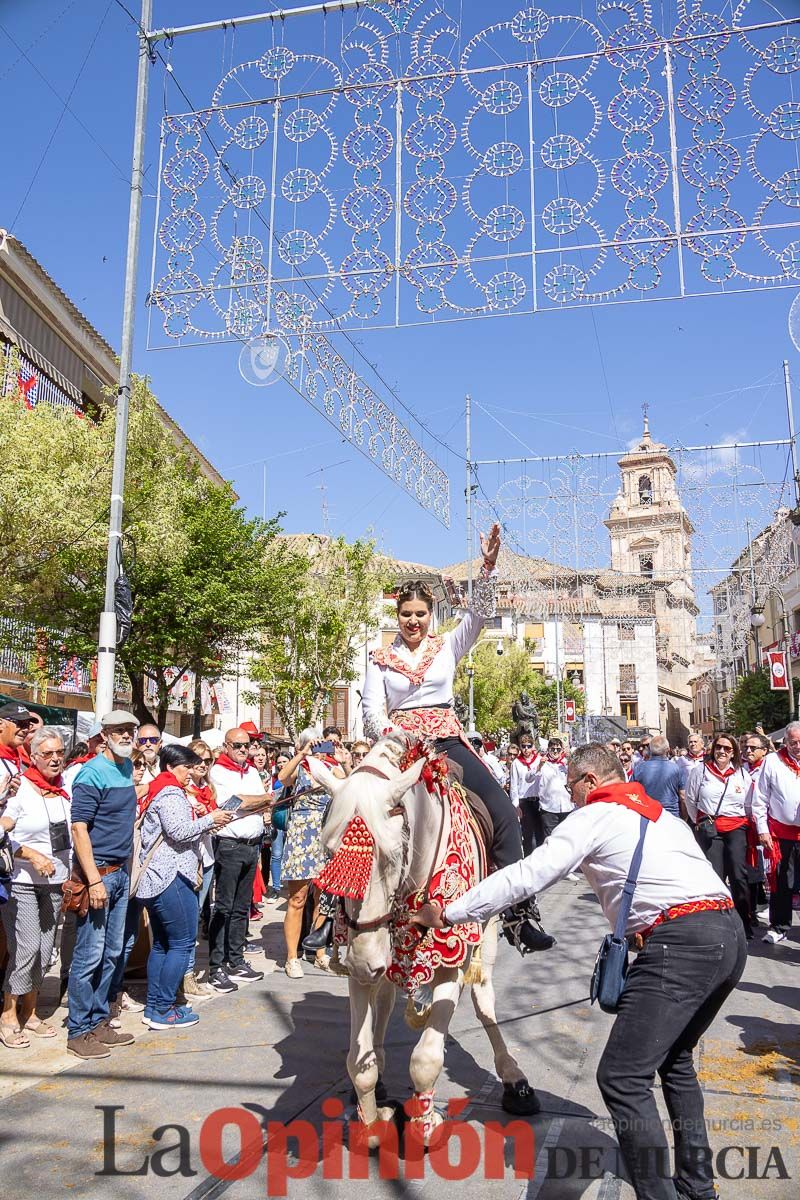 Recorrido Caballos del Vino día dos de mayo en Caravaca