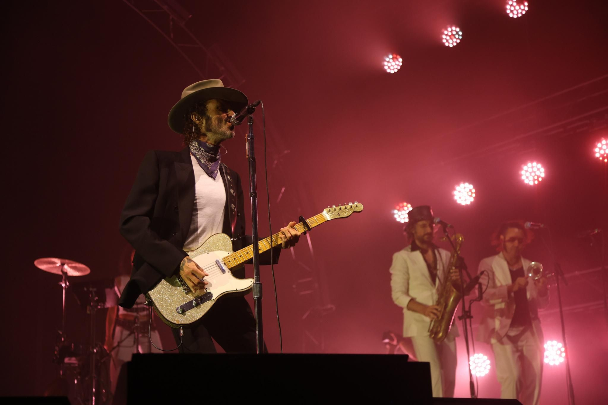 Leiva en el Muelle de Batería de A Coruña