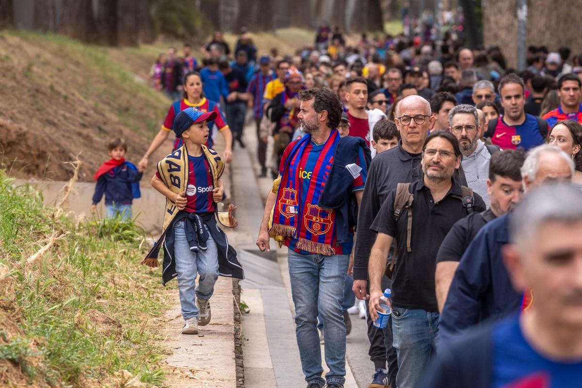 Así está el Camp Nou antes del decisivo partido del Barça femenino contra el Bayern