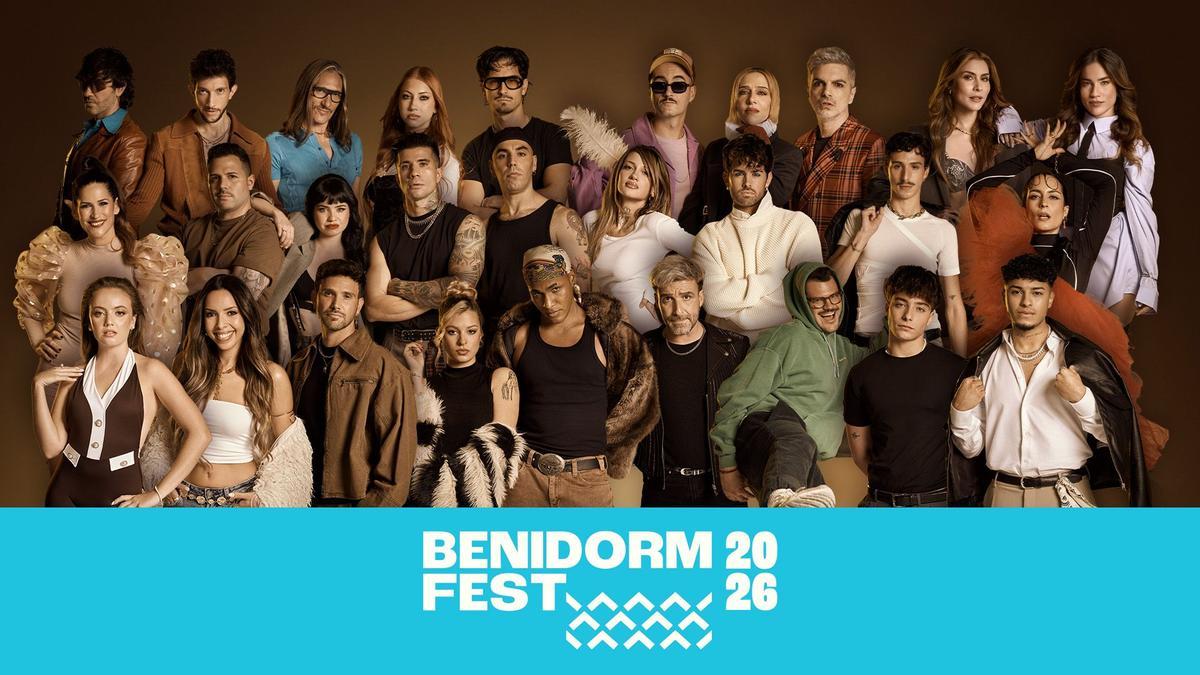 Los participantes del Benidorm Fest 2026 desvelan sus canciones.