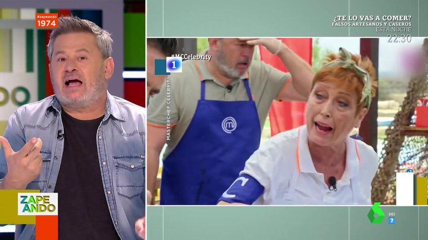 Miki Nadal habla de 'Masterchef' en 'Zapeando'.
