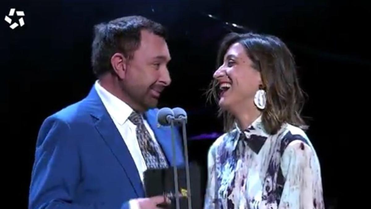 Susi Caramelo protagoniza el momento más divertido de los Premios Iris 2019