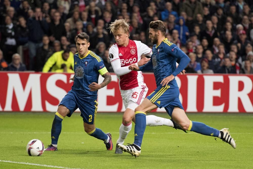 El Celta cae derrotado en el Amsterdam Arena