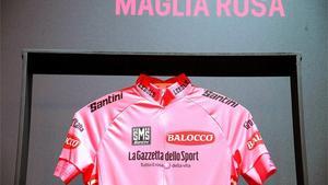 El maillot de líder del Giro de Italia