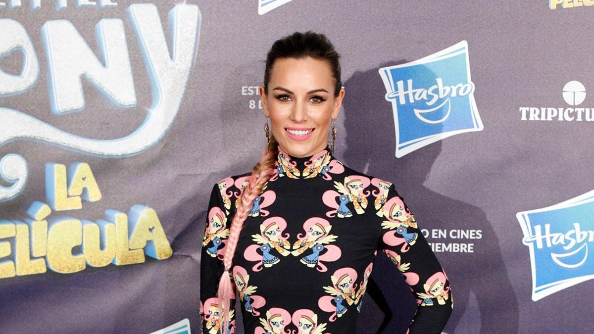 Edurne en la premiere de la película 'My little Pony'