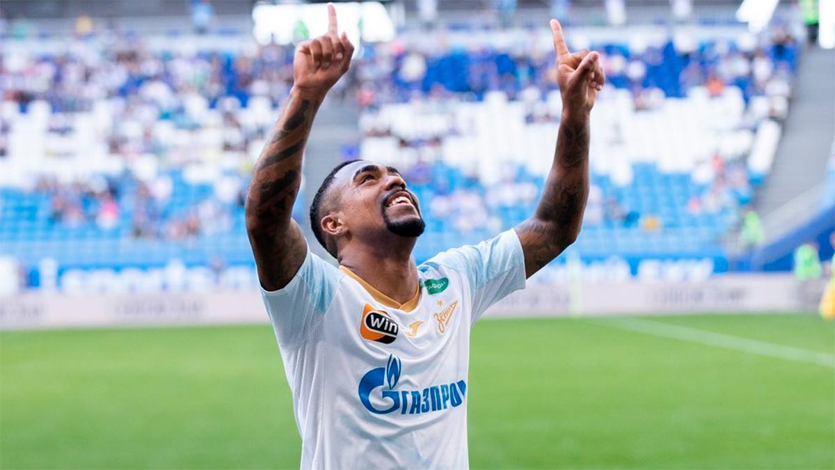 El póker de Malcom ante el Krylia Sovetov