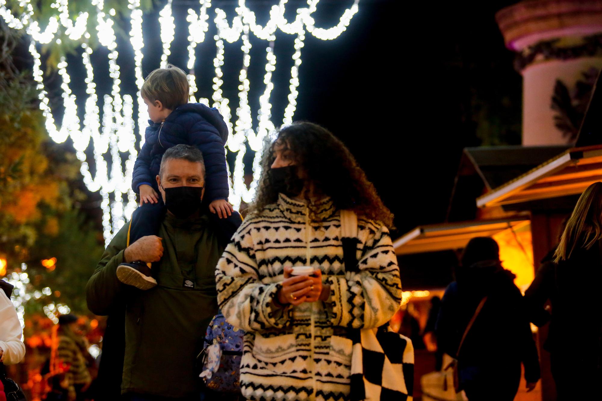 Encendido de las luces de Navidad en Vila.