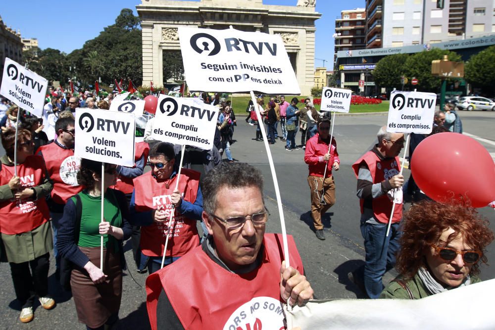 Manifestación del 1 de mayo en Valencia