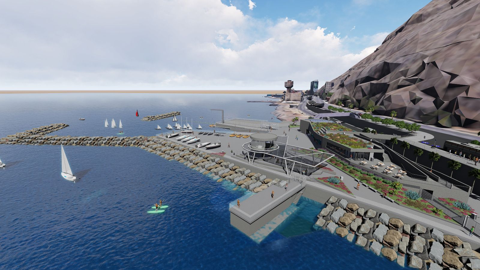 Un nuevo espacio junto al mar en Santa Cruz