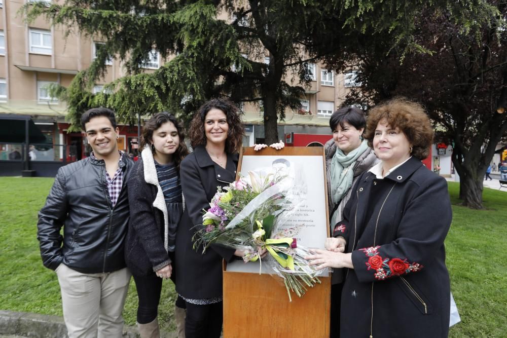 Inauguración del parque José Antonio Roncero en Gijón