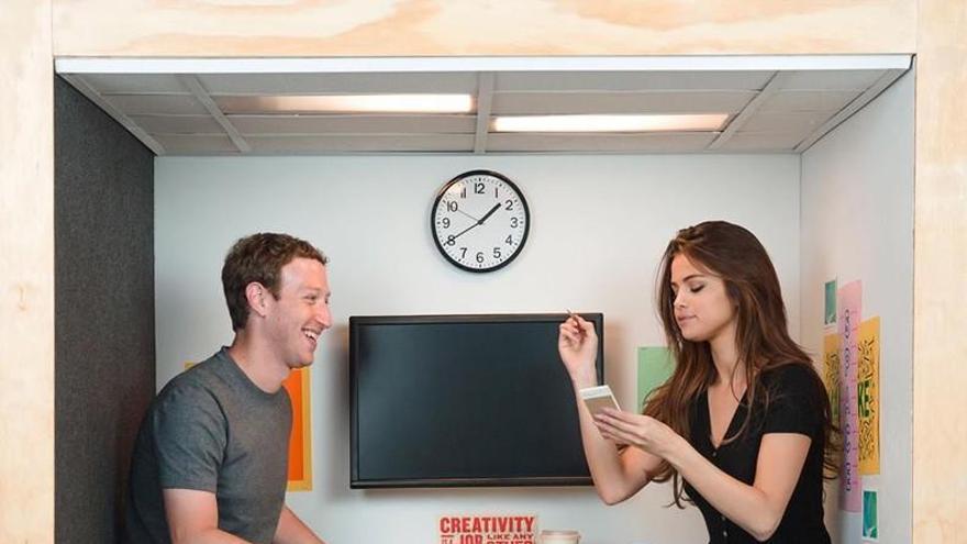 Zuckerberg celebra el reinado de Selena Gomez en Instagram