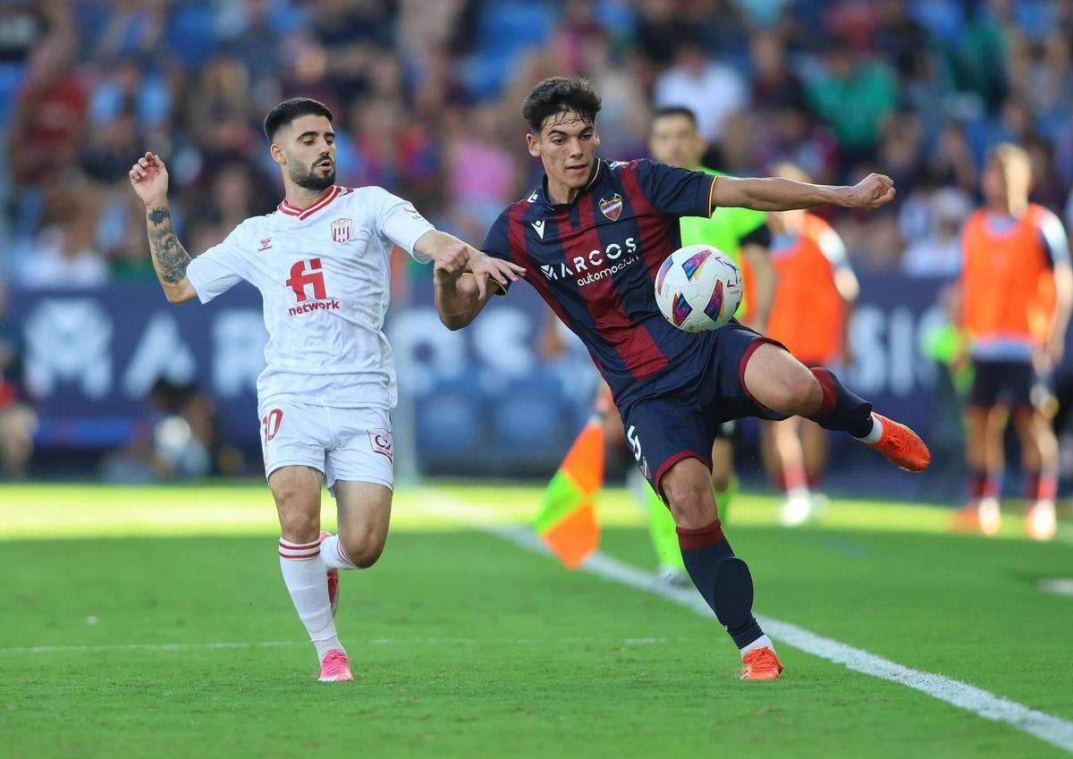 Imagen del partido de ida entre el Levante y Eldense