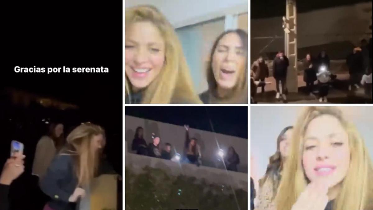 Shakira monta un fiestón en su casa