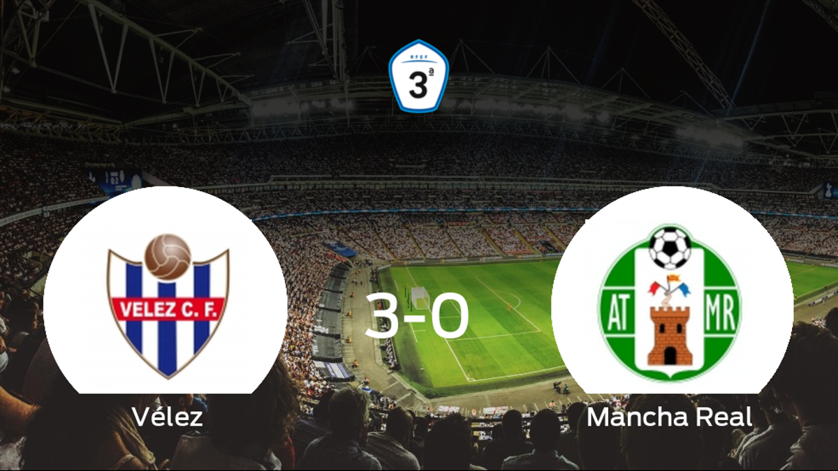Tres puntos para el casillero del Vélez tras pasar por encima del Mancha Real (3-0)