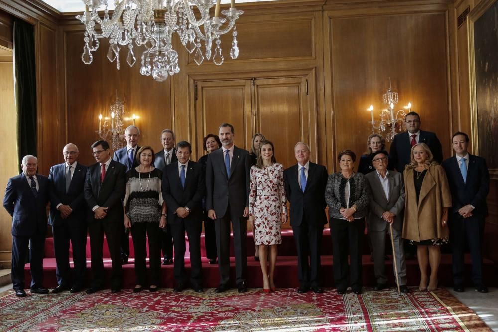 Audiencia de los Reyes con los galardonados con las Medallas de Asturias 2016