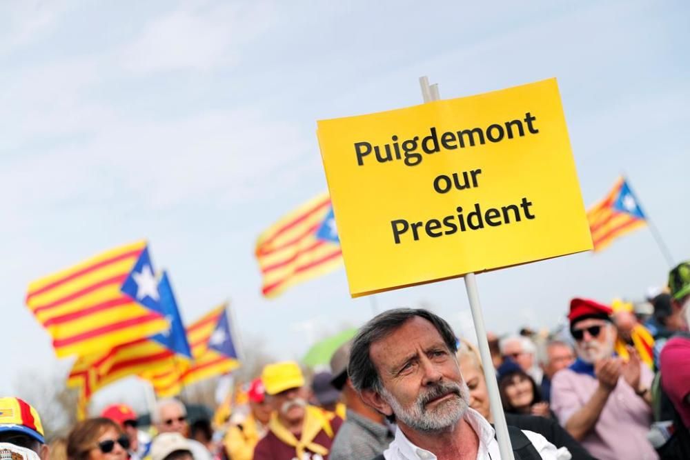 Acte de Carles Puigdemont a Perpinyà