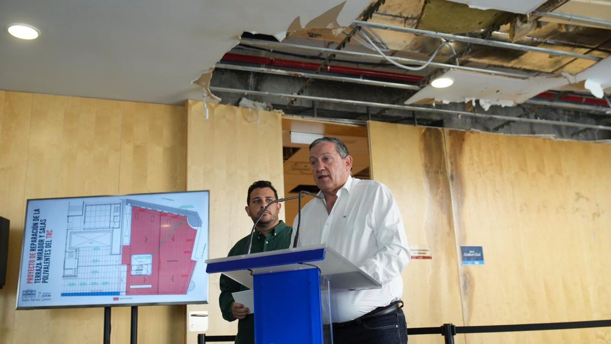 Faúndez y López de la Parte, durante la intervención