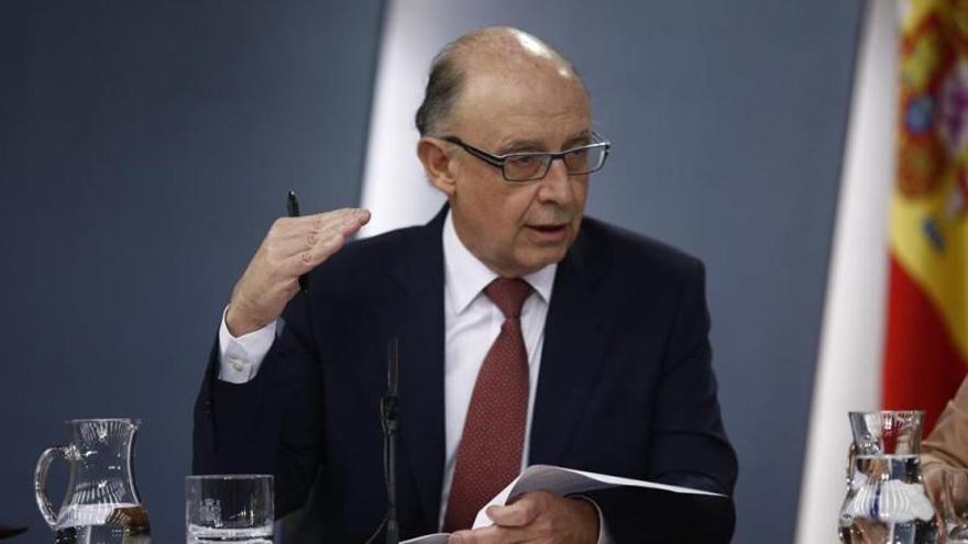 El ministro de Hacienda en funciones, Cristóbal Montoro.