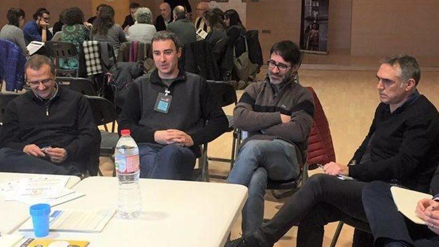 Participants a la taula d&#039;empresa del Solsona Co el febrer passat