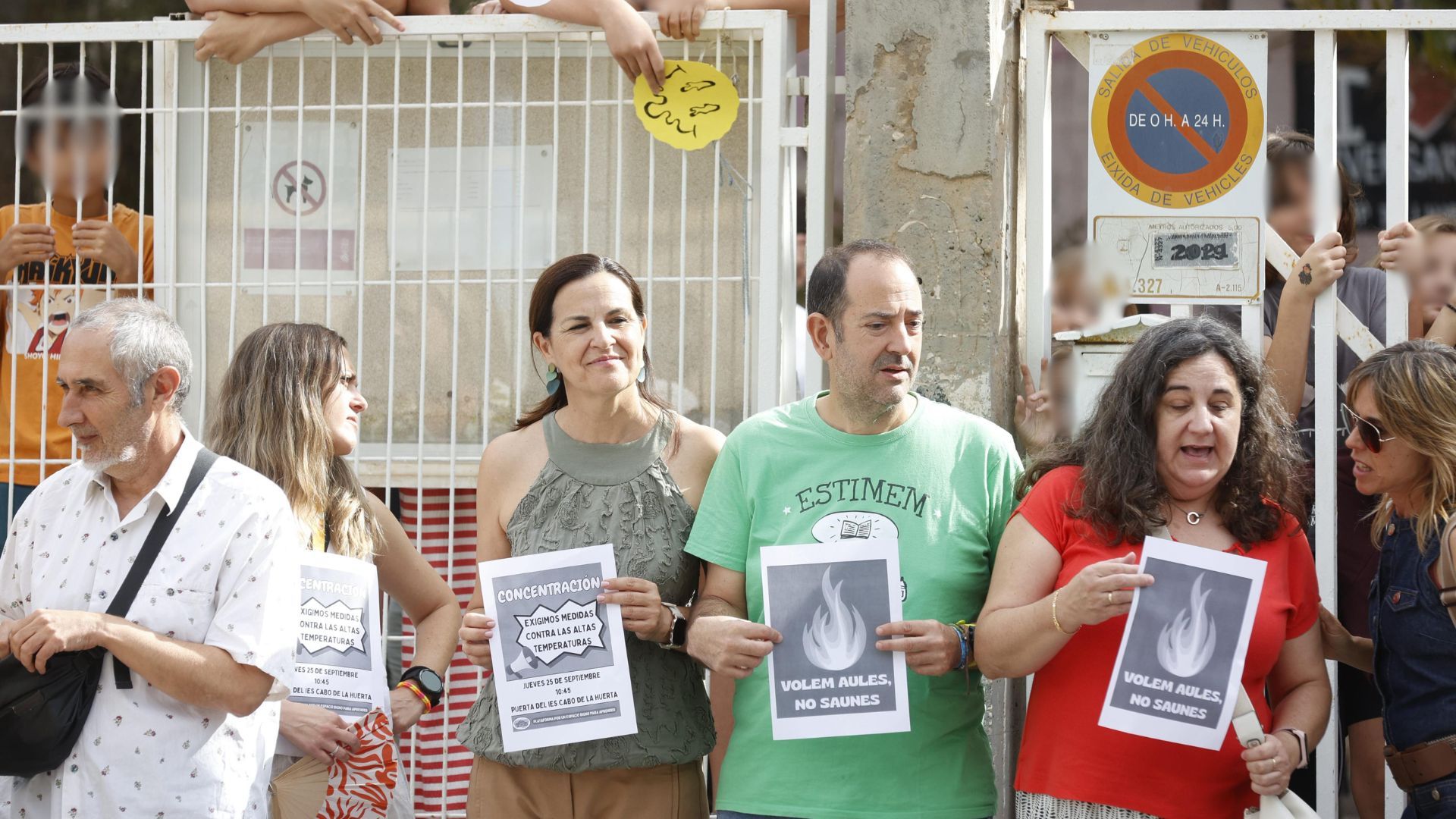 Continúan las protestas por el calor en los colegios de Alicante