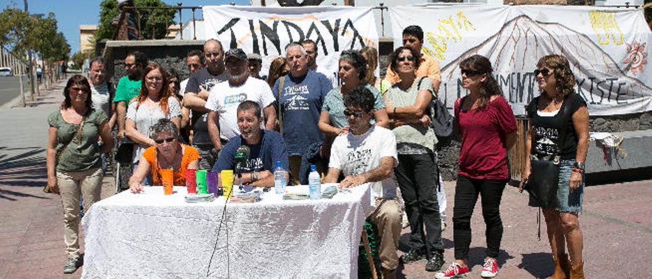 Imagen de la rueda de prensa de los ecologistas celebrada en la capital.