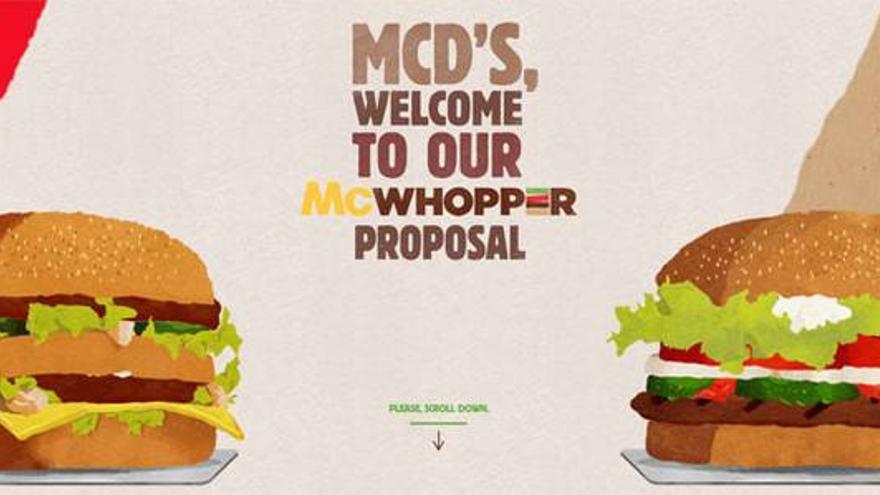 McDonald&#039;s responde a Burger King que mejor hacer algo más importante por la paz que un &#039;McWhopper&#039;