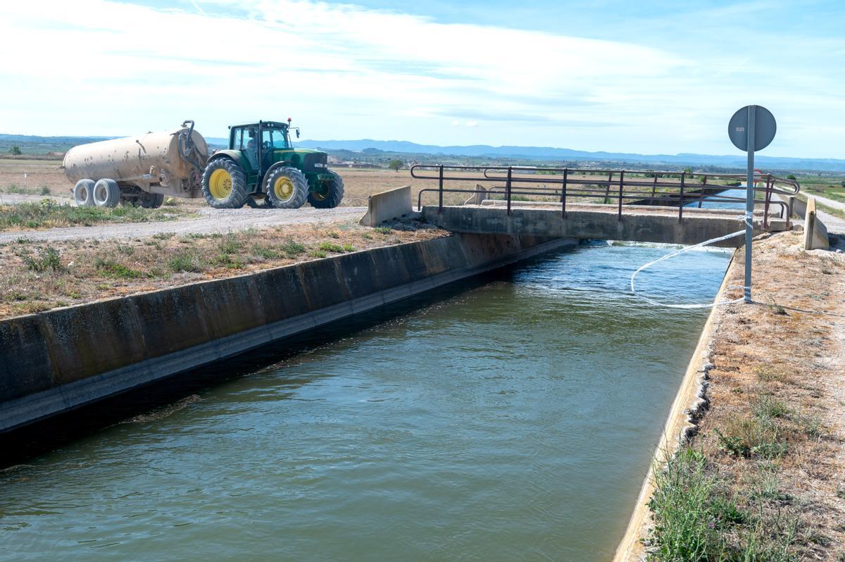 La campaña de riego del Canal dUrgell se cierra por la falta de agua