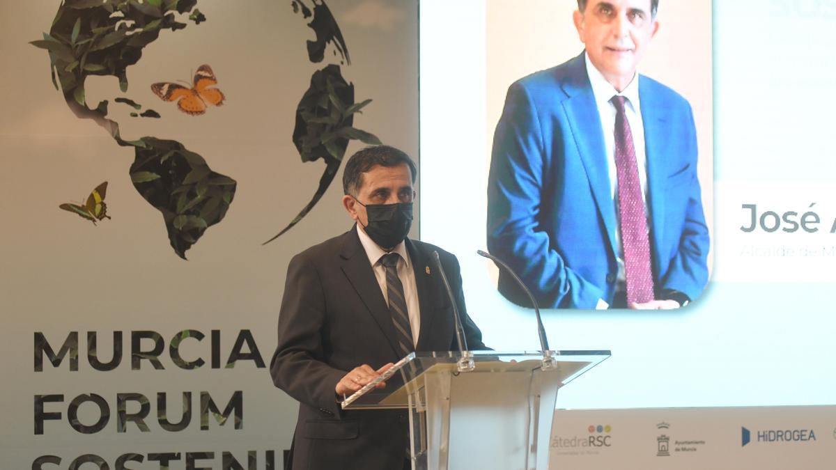 José Antonio Serrano, alcalde de Murcia, en Murcia Forum Sostenible