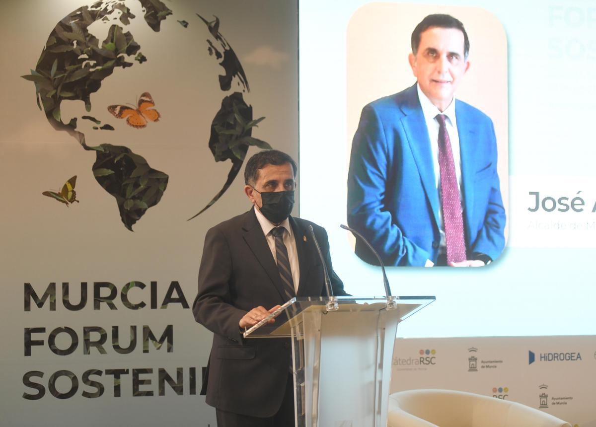 José Antonio Serrano, alcalde de Murcia, en Murcia Forum Sostenible