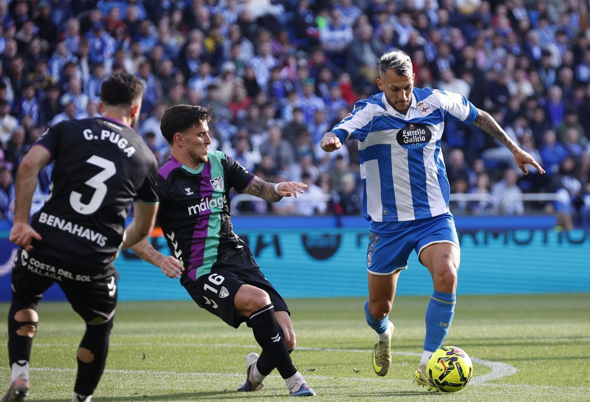 El Deportivo - Málaga, en imágenes