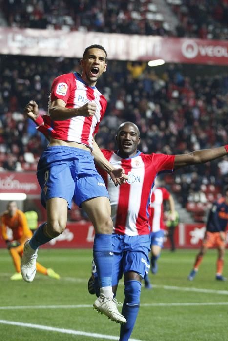 El partido de Copa entre el Sporting y el Valencia, en imágenes