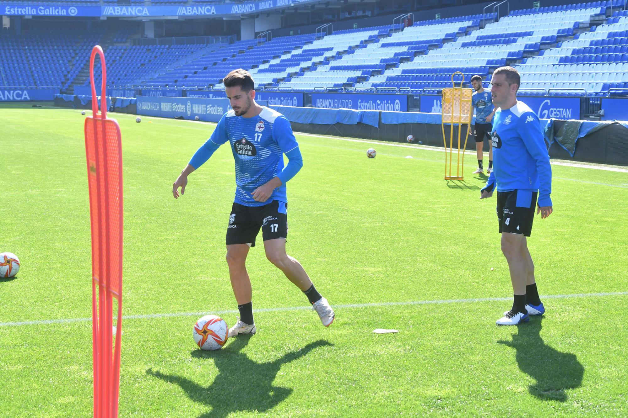 El Dépor trabaja en Riazor a puerta cerrada