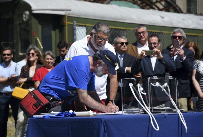 Reapertura de la línea ferroviaria internacional de Canfranc