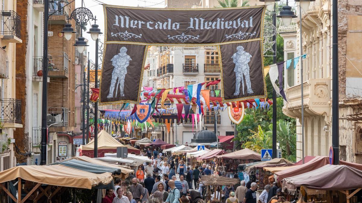 Mercado medieval en Cartagena