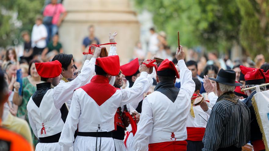 Sa Colla de Sa Bodega participa en la feria tradicional de Miranda del Ebro