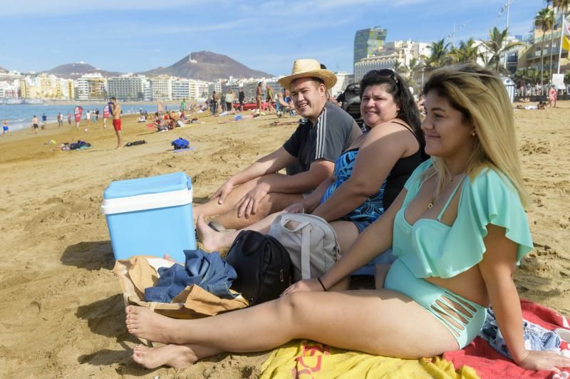 Navidad en la playa de Las Canteras