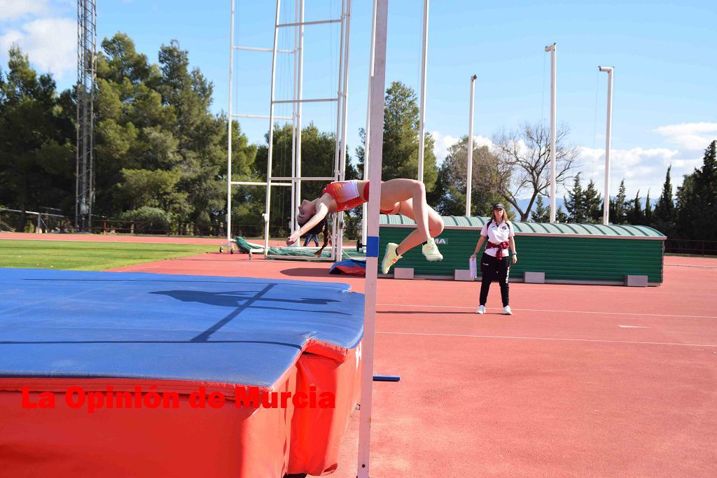 Regional absoluto y sub-23 de atletismo en Lorca (I)
