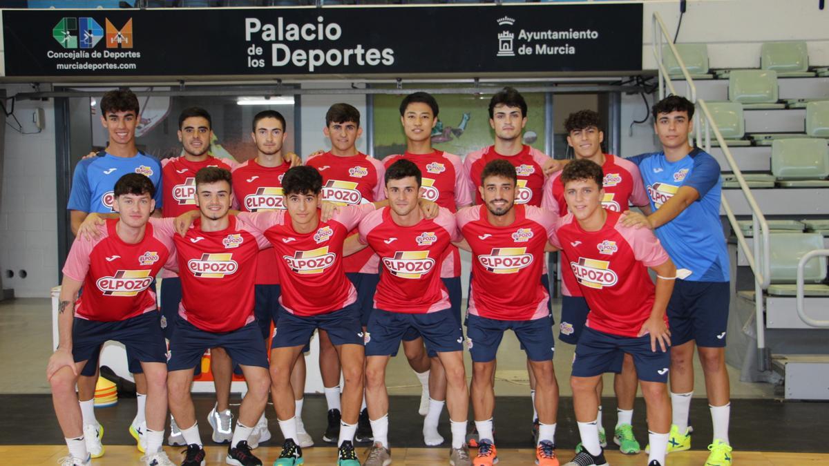 Jugadores de ElPozo Ciudad de Murcia en el primer día de pretemporada