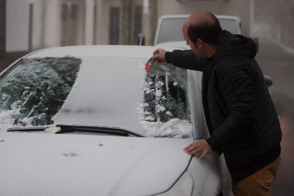 Zamora, cubierta de blanco por la cencellada