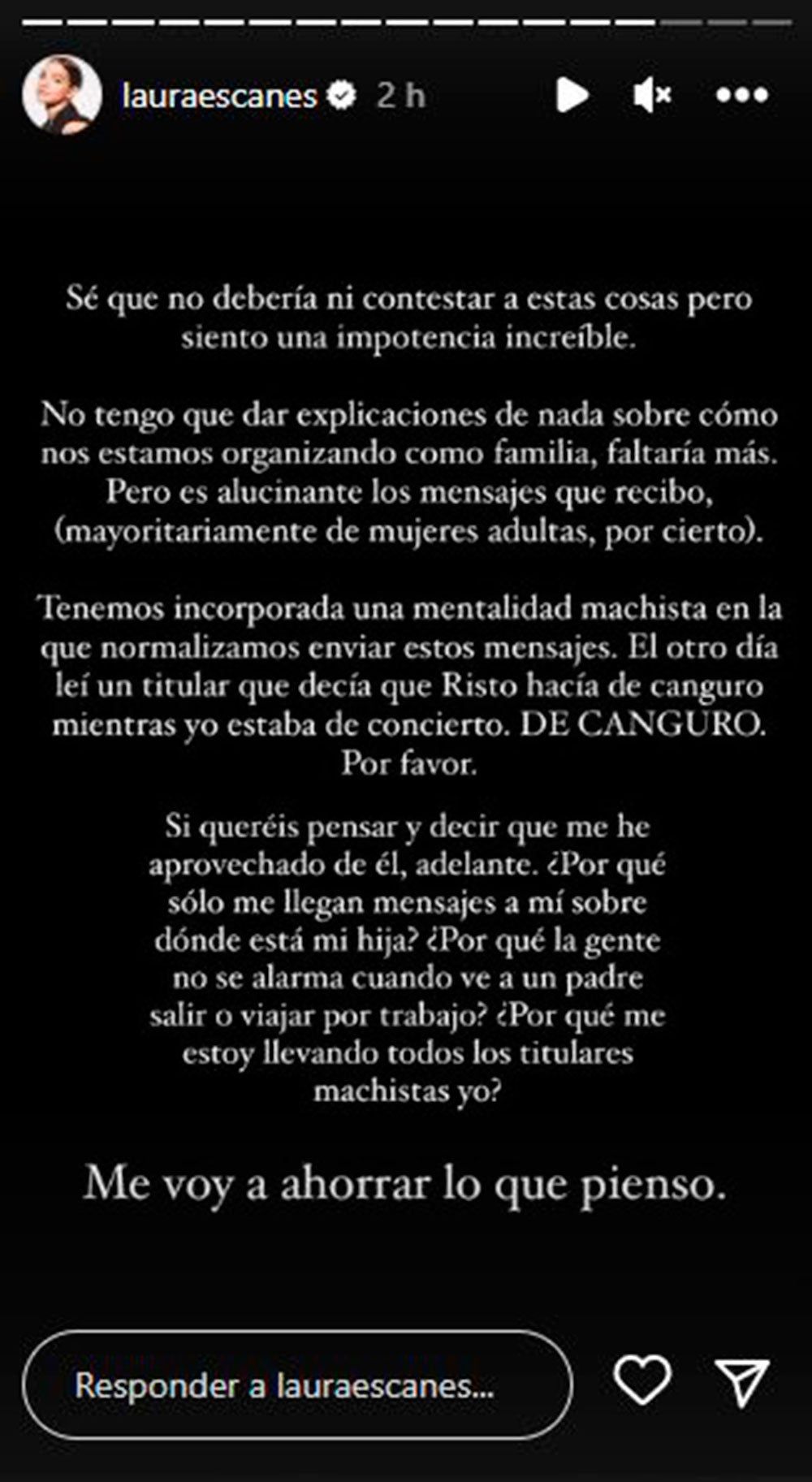 Laura Escanes responde a los haters
