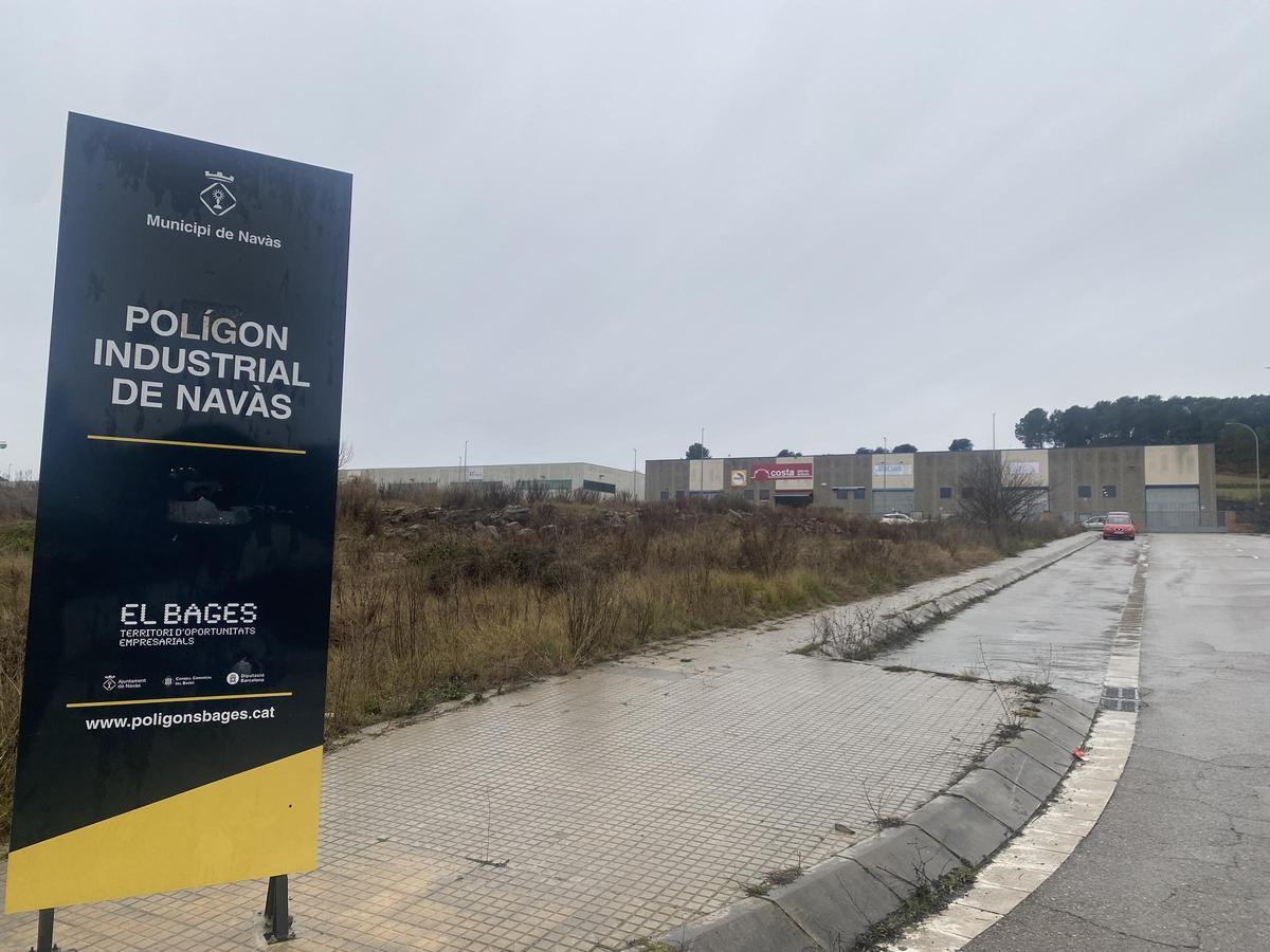 Alguns dels carrers del polígon industrial de Navàs