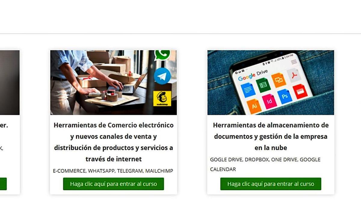 Las cuatro primeras acciones formativas estarán disponibles a partir del mes de junio.  | SERVICIO ESPECIAL