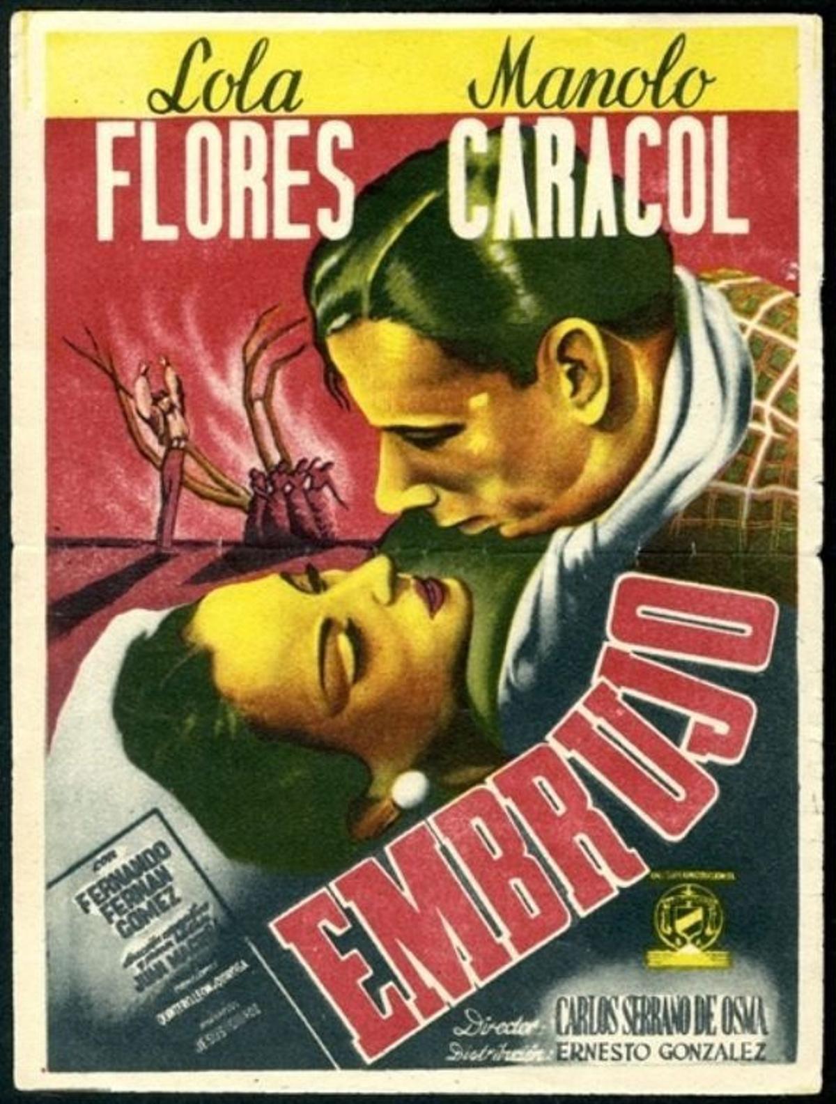 Cartel de la película 'Embrujo'.