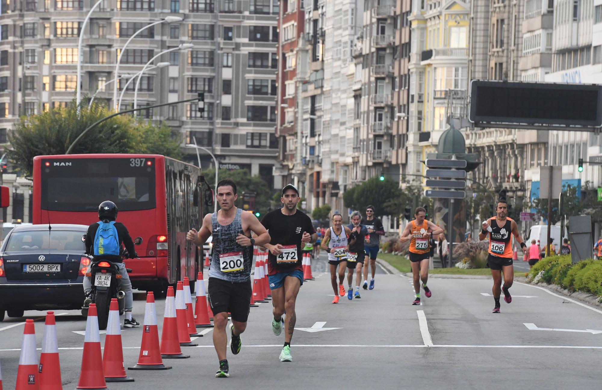 Las imágenes del Maratón de A Coruña