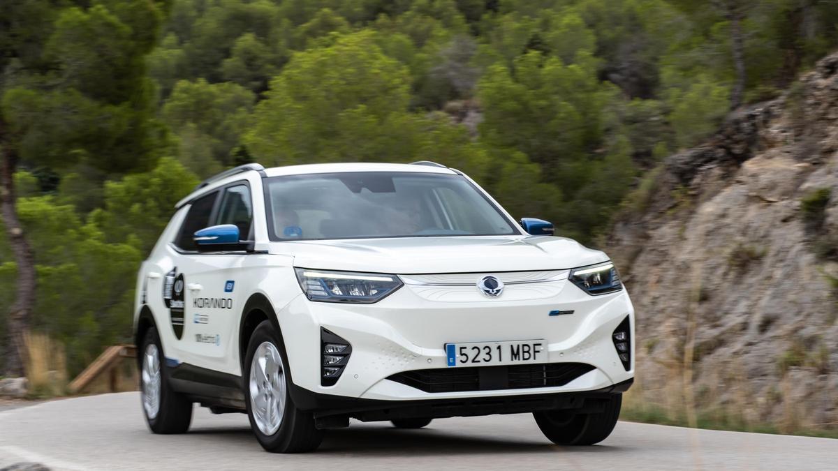 El SsangYong Korando e-Motion es el primer modelo totalmente electrificado de la firma que rinde 190 CV y una batería de 62 kWh con hasta 474 km de autonomía