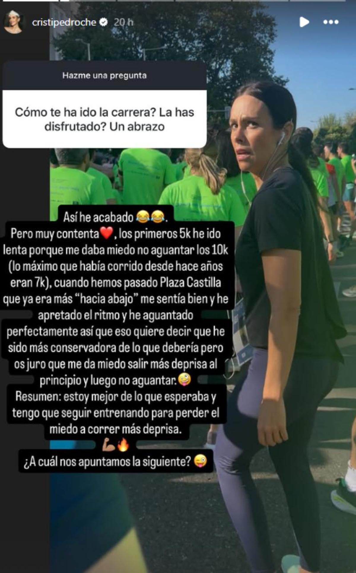 Pedroche insatagram carrera asociacion contra en cancer
