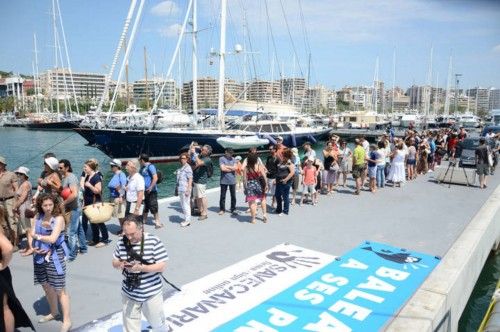 Besuch auf der "Rainbow Warrior" in Palma