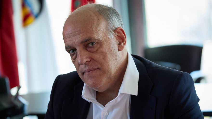 Tebas, presidente de LaLiga: "Os lo avanzo: Florentino Pérez no lo va a  conseguir"