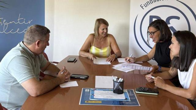 La alcaldesa recibió a componentes de la Fundación. | D.P.