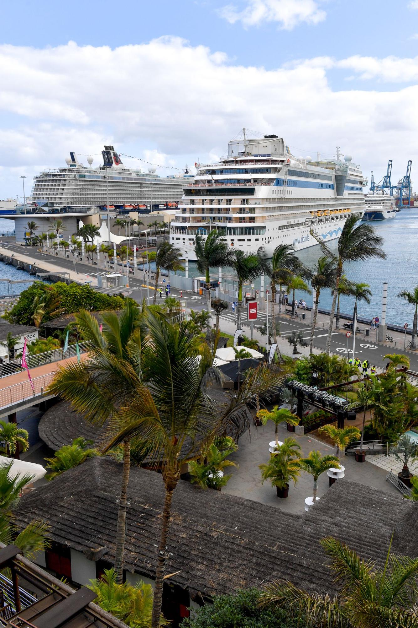 Cruceros en el Puerto de Las Palmas (07/11/2021)